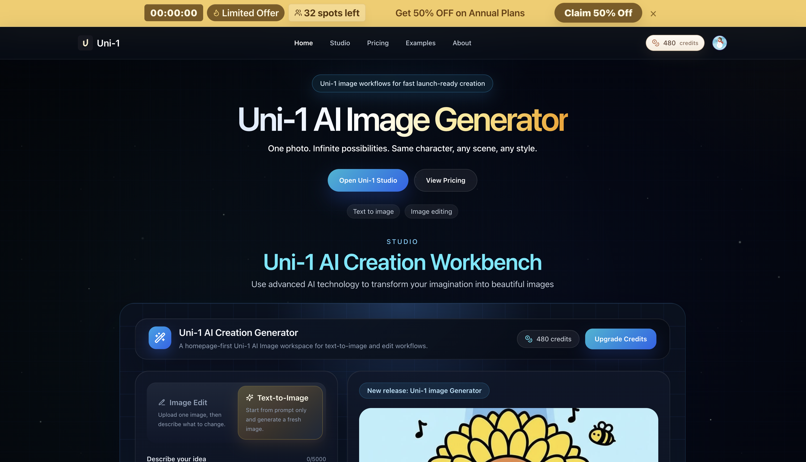 Uni-1 product visual